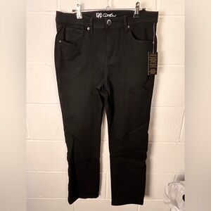 NEW DG2 by Diane Gilman Black Denim Pants
